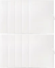 Zestaw 10x teczka wiązana Barbara, A4, kartonowa, 350 g/m2, biały