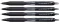 4x długopis automatyczny  Uni, SXN-101 Jeststream, 0.7mm, czarny