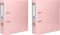 2x segregator VauPe FCK, A4, szerokość grzbietu 75mm, do 500 kartek, różowy pastelowy