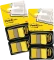 2x Zakładki samoprzylepne Post-it proste, indeksujące, folia, półtransparentne, 25x43mm, 2x50 sztuk, żółty