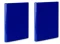 2x teczka skrzydłowa VauPe, A4, 40mm, na rzep, niebieski