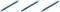 3x długopis automatyczny Pilot, Rexgrip Begreen, 0.7mm, niebieski