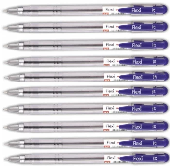 10x Długopis Penmate Flexi, 0.7mm, niebieski