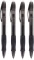 4x Długopis żelowy automatyczny Bic Gel-ocity, 0.7mm, czarny