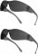 2x Okulary ochronne Delta Plus Brava2 Smoke, UV400, przydymiony