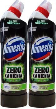 Zestaw 2x płyn do czyszczenia toalet Domestos Zero Kamienia Lime, 750ml