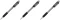 Zestaw 3x ołówek automatyczny Pentel AX127, 0.7mm, z gumką, czarny