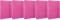 5x teczka kartonowa z gumką lakierowana Barbara, A4, 3mm, różowy