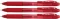 3x Pióro kulkowe automatyczne Pentel Energel BLN105, 0.5mm, czerwony