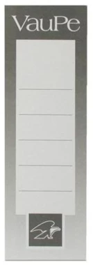 Zestaw 3x etykiety do segregatorów VauPe, wsuwane, 48x152mm, 25 sztuk, biały