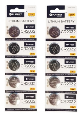 2x Bateria specjalistyczna Platinet, CR2032, 3V, 5 sztuk