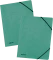 2x teczka preszpanowa z narożną gumką Esselte, A4, 330g/m2, 4mm, zielony