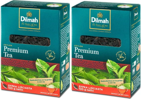 2x herbata czarna liściasta Dilmah Premium Tea Ceylon Orange Pekoe, 100g
