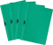 Zestaw 4x Skoroszyt plastikowy z klipsem Q-connect, A4, do 30 kartek, zielony