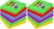 Zestaw 2x Notes samoprzylepny Post-it Super Sticky Z-Notes Marrakesz (654-6SS-MAR), 76x76mm, 6x90 karteczek, mix kolorów