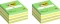 Zestaw 2x Karteczki samoprzylepne Post-it, 76x76mm, 450 karteczek, zielony neonowy