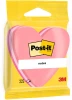 Zestaw 2x Karteczki samoprzylepne Post-it serce, 70x70mm, 225 karteczek, mix kolorów różowych
