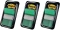 Zestaw 3x Zakładki samoprzylepne Post-it proste, indeksujące, folia, półtransparentne, 25x43mm, 1x50 sztuk, zielony