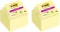 2x Karteczki samoprzylepne  Post-it Super Sticky Z-Notes XL, w linię, 101x101mm, 5x90 karteczek, żółty