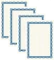 4x Dyplom Falbala Niebieska Galeria Papieru, A4, 170g/m2, 25 arkuszy