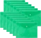 12x Teczka kopertowa D.Rect 5530, A4, na zatrzask, przezroczysty zielony