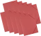 Zestaw 10x Teczka plastikowa z gumką D.Rect, A4, 40mm, czerwony
