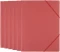 Zestaw 6x Teczka plastikowa z gumką D.Rect, A4, 40mm, czerwony