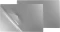 2x Podkład na biurko Biurfol, 38x58cm, z folią, srebrny
