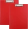Zestaw 2x Podkład do pisania Biurfol (clipboard) z okładką, A4, czerwony