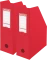 Zestaw 2x Organizer PCV na dokumenty składany Esselte, A4, 100mm, do 1000 kartek czerwony