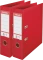2x Segregator Esselte No.1 Power, A4, szerokość grzbietu 75mm, do 500 kartek, czerwony