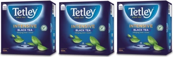 3x Herbata czarna w torebkach Tetley Intensive Black, 100 sztuk x 2g