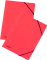 2x Teczka preszpanowa z narożną gumką Esselte, A4, 330g/m2, 4mm, czerwony