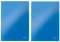 Zestaw 2x Zeszyt w kratkę Leitz Wow, A4, twarda oprawa, 80 kartek, niebieski