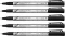 5x cienkopis kreślarski Rystor, 0.1 mm, czarny