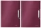 Zestaw 2x Teczka segregująca Leitz Style, A4, 6 przegródek, grzbiet 38mm, rubinowa czerwień