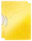 2x Skoroszyt plastikowy z klipsem Leitz Wow ColorClip, A4, do 30 kartek, żółty