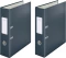 Zestaw 2x Segregator Leitz 180°Cosy Soft Touch,  A4, szerokość grzbietu 80mm, do 600 kartek, szary