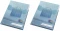 Zestaw 2x folder groszkowy Leitz CombiFile, poszerzany, z klapką, A4, do 150 kartek, 200µm, 3 sztuki, niebieski