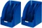 Zestaw 2x organizer na czasopisma Leitz Plus Jumbo, A4, z przegródkami, 213 mm, niebieski