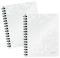 Zestaw 2x Kołonotatnik Leitz Wow, A5, w kratkę, 80 kartek, biały