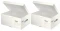 2x pudło archiwizacyjne Leitz Infinity, rozmiar S (355x190x255mm), biały