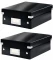 Zestaw 2x pudło z przegródkami Leitz Click&Store Wow, małe, czarny