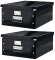 Zestaw 2x pudło archiwizacyjne Leitz Click&Store, 369x484x200mm, A3, czarny