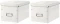 Zestaw 2x pudło uniwersalne Leitz Click&Store, rozmiar L (320x310x360mm), biały