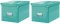 Zestaw 2x pudło uniwersalne Leitz Click&Store, rozmiar L (320x310x360mm), turkusowy