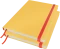 Zestaw 2x Notatnik w kratkę Leitz Cosy, B5, twarda oprawa, 80 kartek, żółty