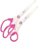 Zestaw 2x Nożyczki tytanowe Leitz, 20.5cm, biało-różowy