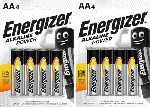 2x bateria alkaliczna Energizer, AA, 1.5V, LR6, 4 sztuki