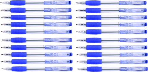 100x Długopis automatyczny Office Products, 0.7mm, niebieski